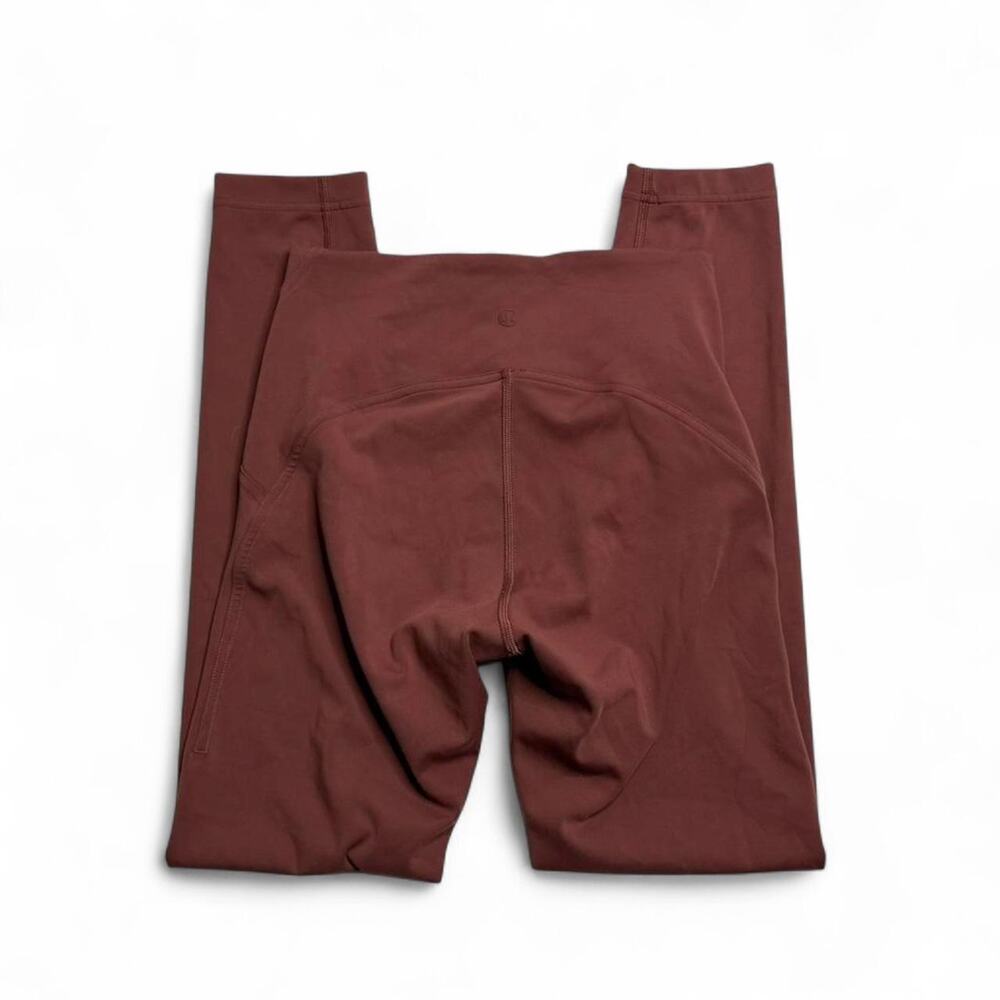 Lululemon Instill High-Rise Tight 25" Size 4 soft & stretchy fabric Smokey red - Picture 3 of 8